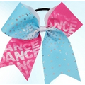 Dance Sequin Hair Bow - Pink/Blue